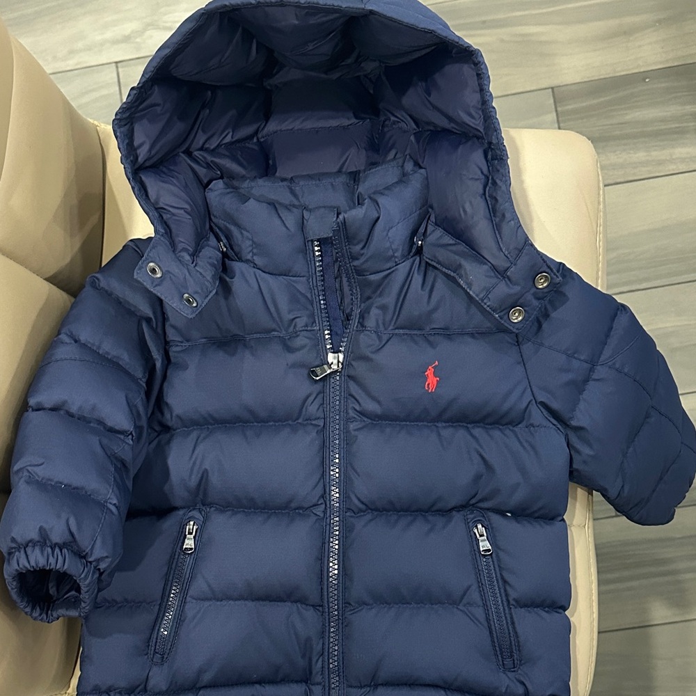 Ralph Lauren Dark Blue Puffer Jacket